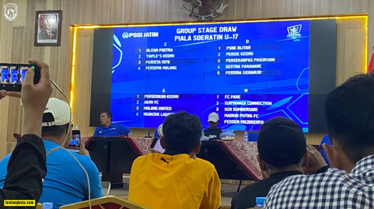 MANAGER MEETING SOERATIN CUP U17 Malang United